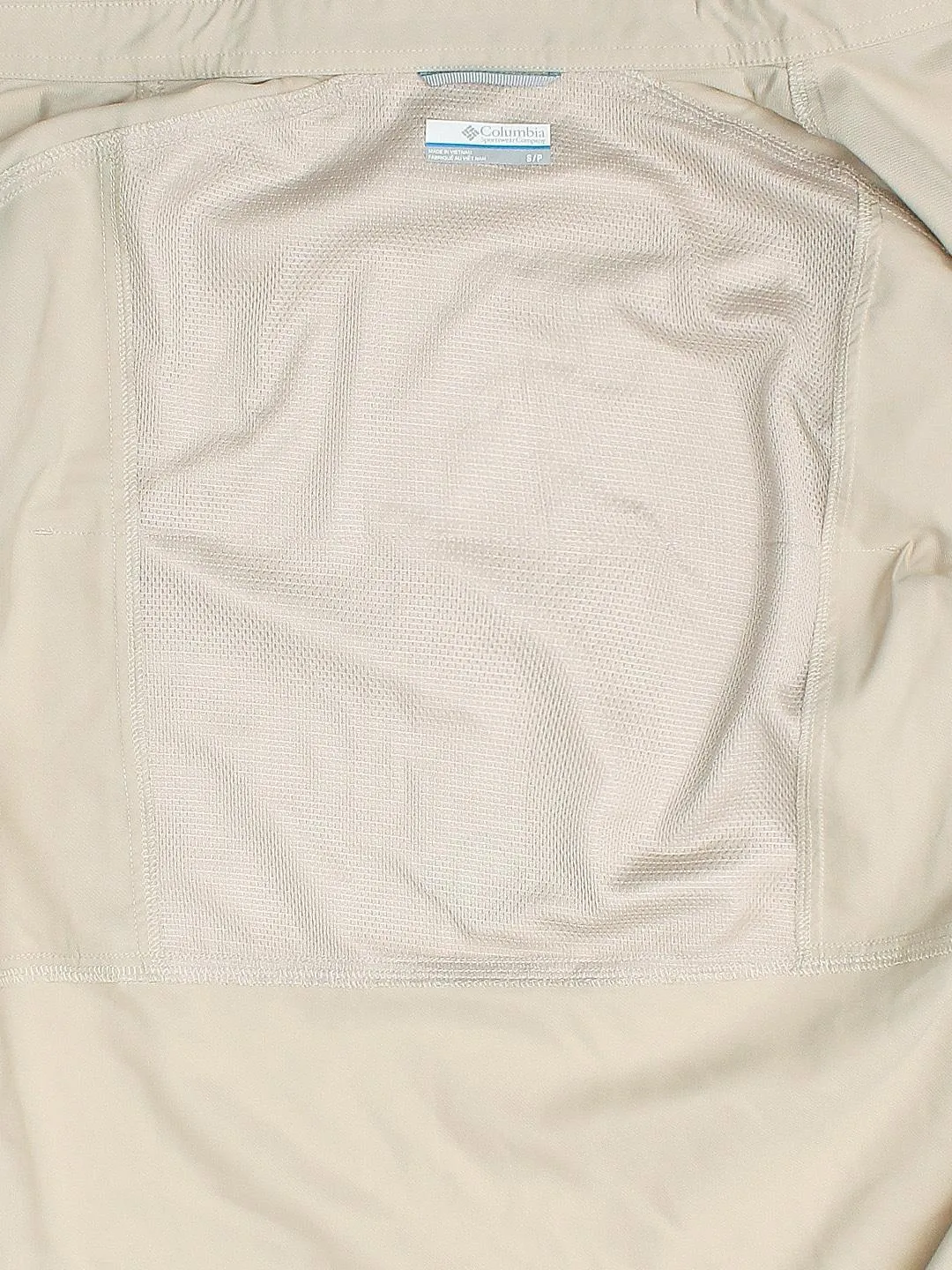Columbia Men Beige Voyager II Long Sleeve Shirt (Sun Protection) MinimalistStyle