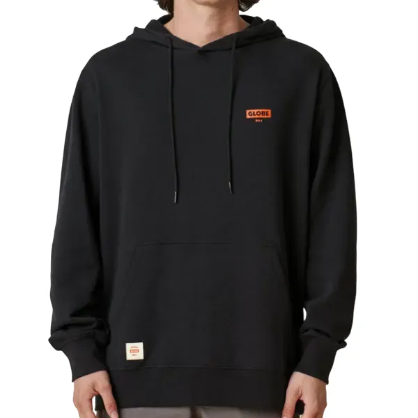 Globe felpa con cappuccio da uomo Living Low Velocity Hoddie GB02243002BLK nero jersey