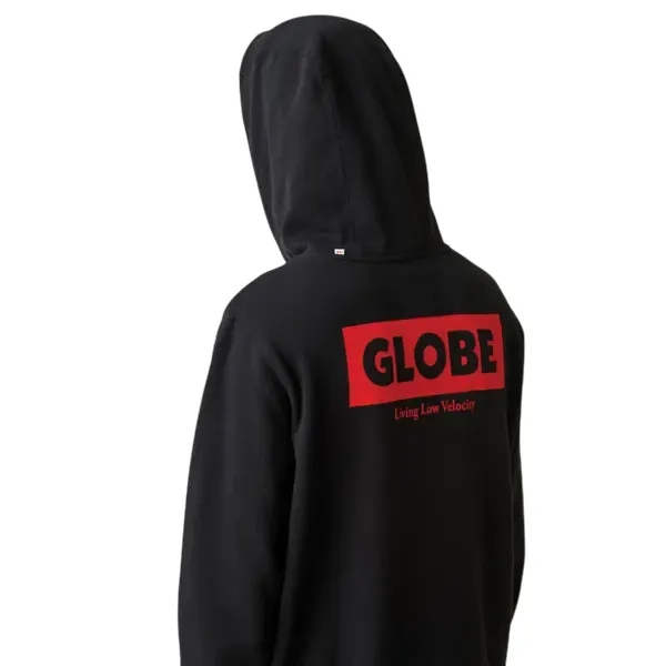 Globe felpa con cappuccio da uomo Living Low Velocity Hoddie GB02243002BLK nero neon colors