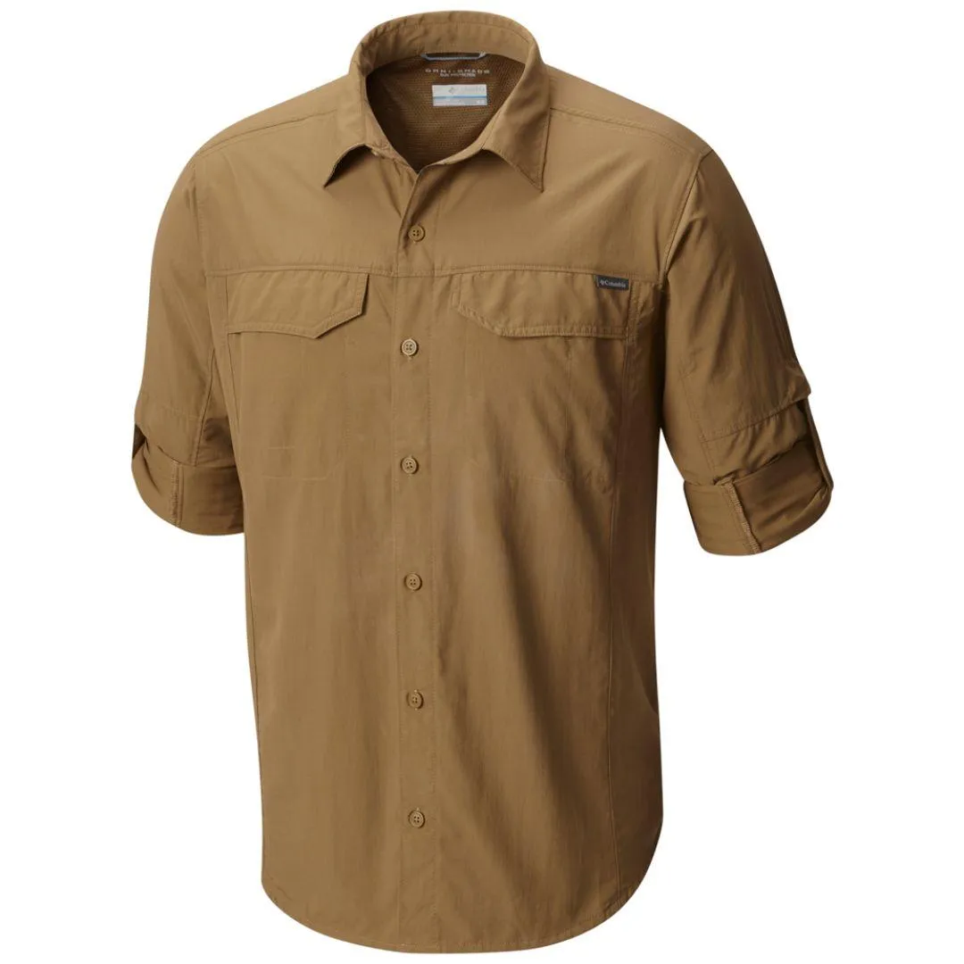 Stylish Fashion AntibacterialMaterial Columbia Men Brown Silver Ridge Short Sleeve Shirt (Sun Protection)