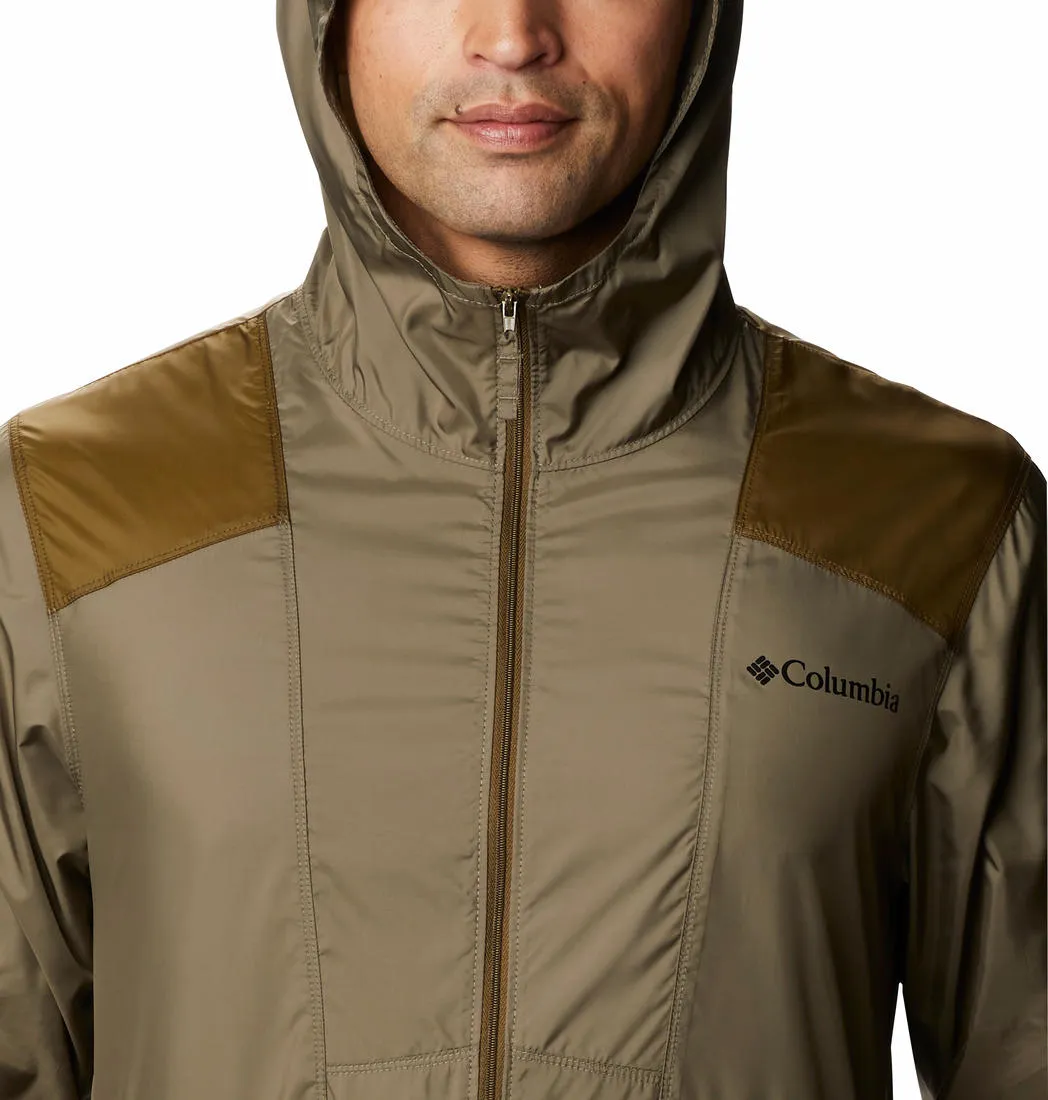 Columbia Men Green Flashback Windbreaker Core Vent Zones Core Utility
