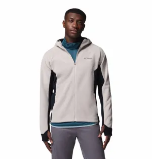 Columbia Men Grey OmniHeat Arctic Peak Fleece Jacket Neckline Gusset Sporty Design