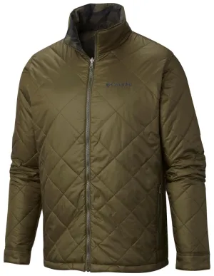 Stretchy Columbia Men Green Half Life Reversible Jacket