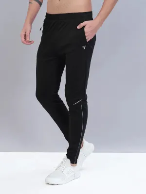 Men Solid Slim Fit Trackpants with TECHNO DRY Energy return