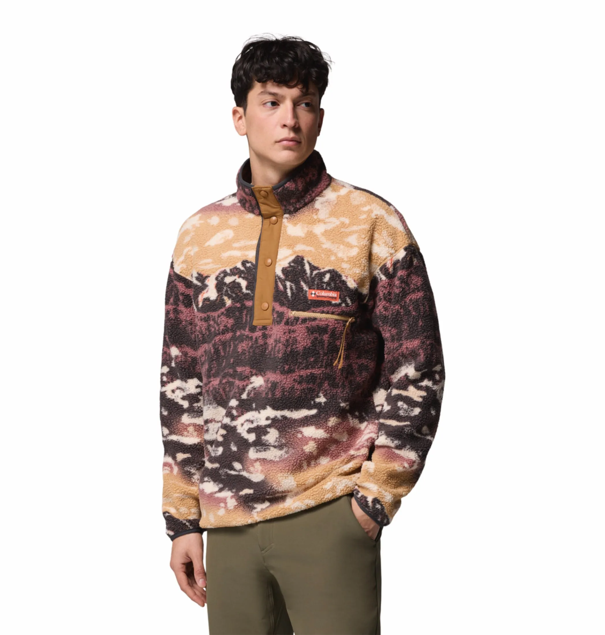 Active Daily Wear Active Use Columbia Men Maroon Helvetia II Pullover