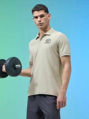 DoubleStitched Seams Chic Wear Men Solid Slim Fit Polo Sports T-shirt with MATPIQ