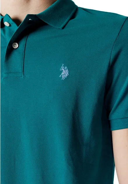 U.S. Polo Assn. Polo manica corta da uomo King 41029 65079 234 oil Comfy Essentials