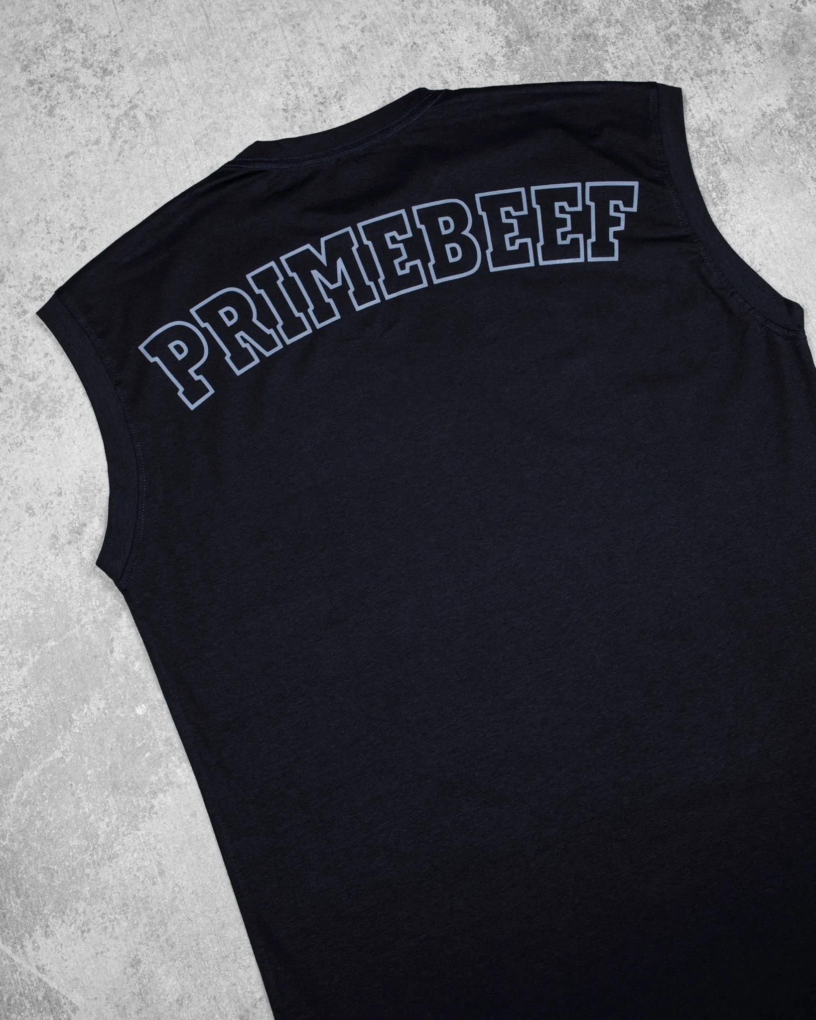 CUTOFF MUSCLE TEE - PRIMEBEEF / BLACK Network - connected