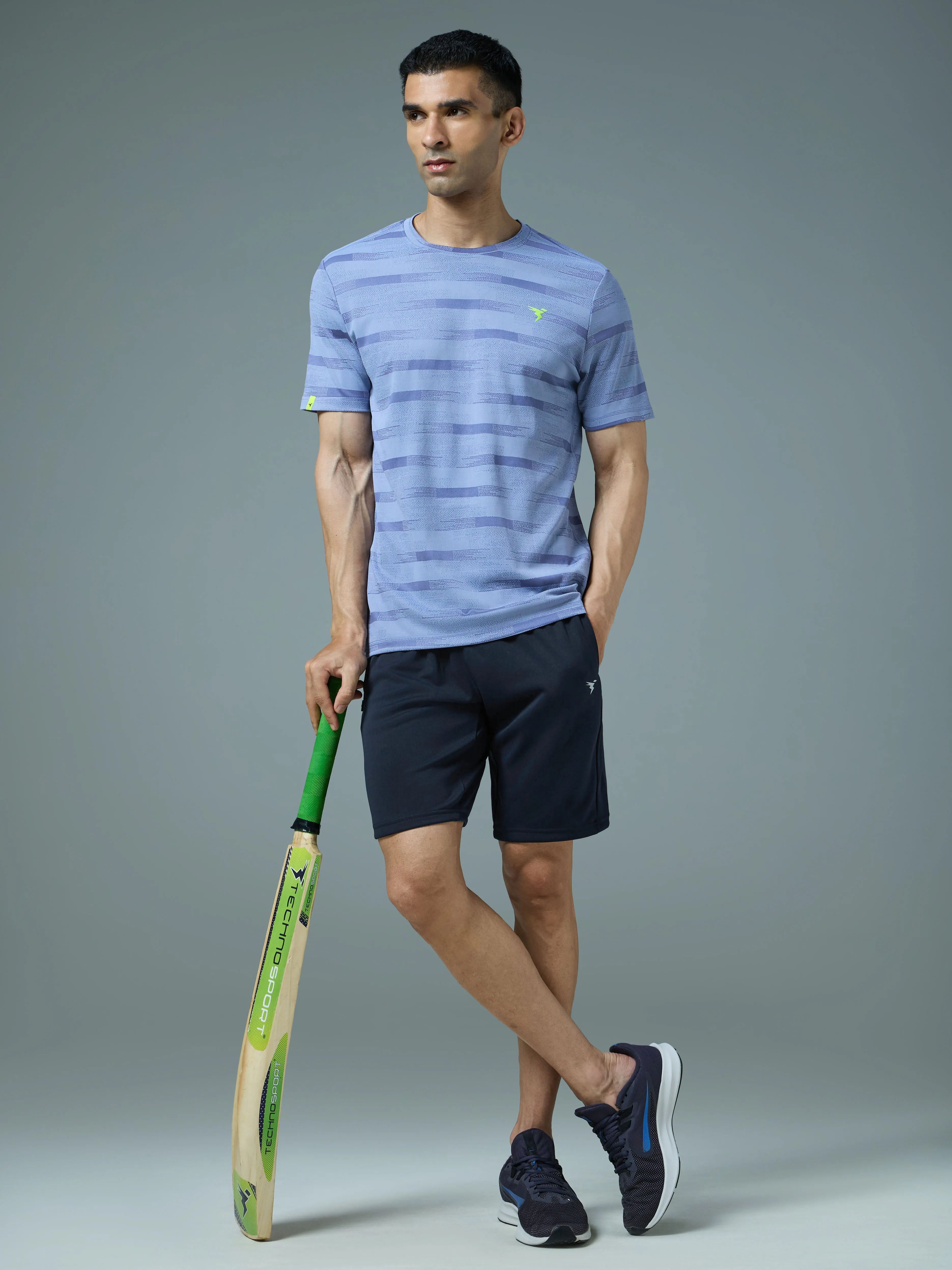 Men Solid Slim Fit Shorts with TECHNO DRY swim shorts Secure Pocket Zippers