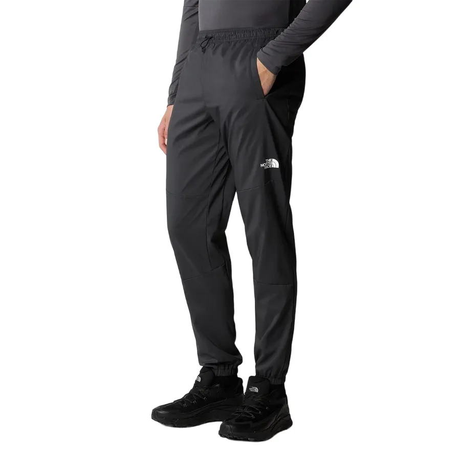 The North Face pantalone sportivo da uomo Wind Track NF0A87J60C5 grigio asfalto Outdoor Running