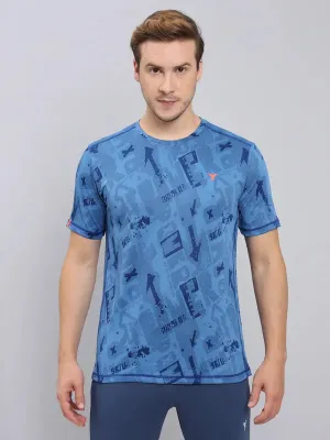 Casual Must-Have LongLastingColor Men Jacquard Slim Fit Crew Neck T-shirt with DOUBLE COOL
