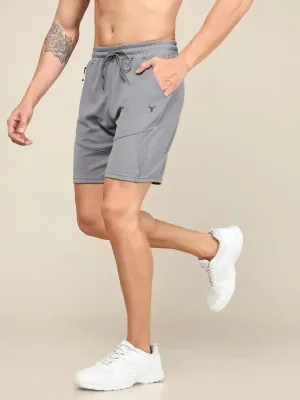 Men Solid Slim Fit Shorts with TECHNO DRY Casual Style Easy Stretch