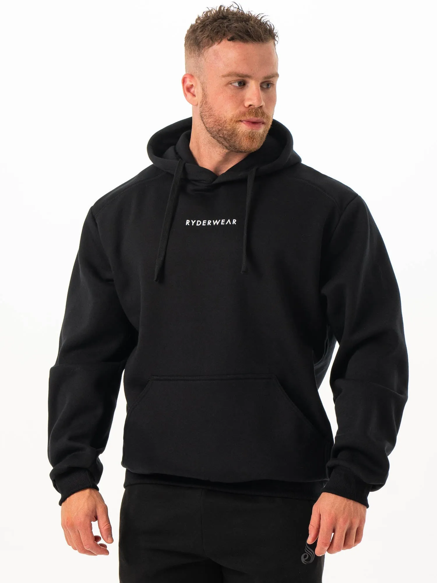 Lifting Only Pullover Hoodie - Black loop accents