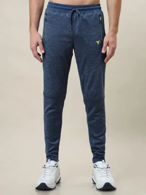 Fashion Comfort Men Melange Slim Fit Trackpants with TECHNO DRY