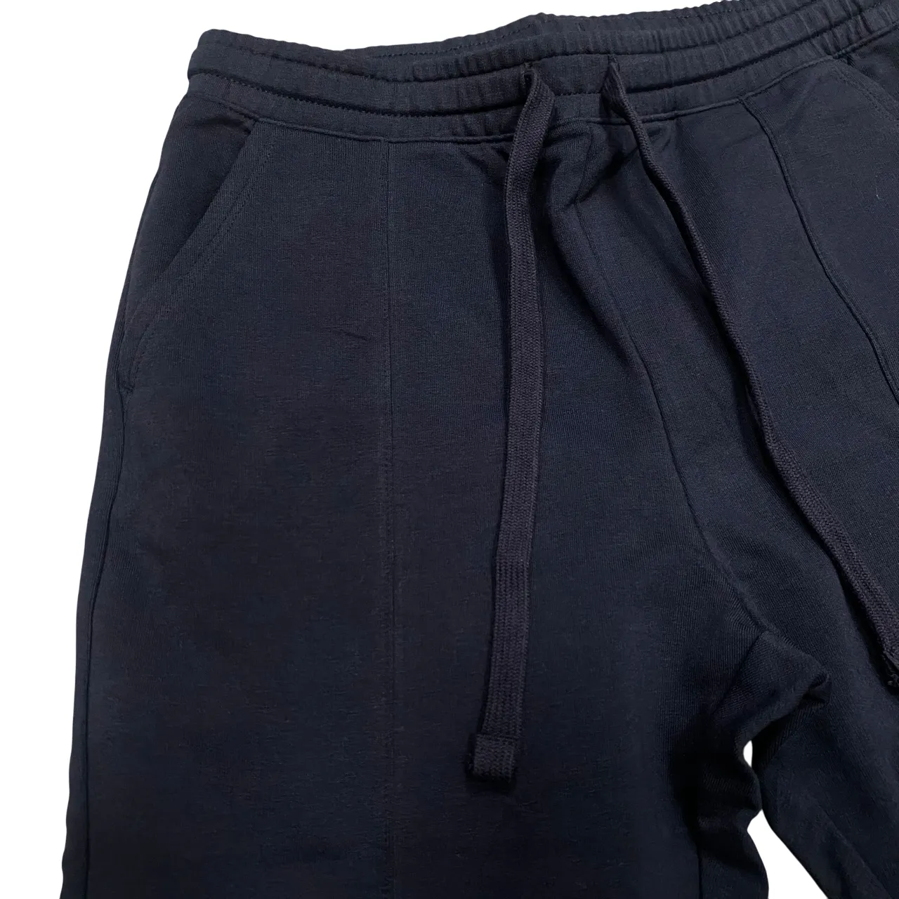 Champion pantalone sportivo da uomo  in cotone garzato con orlo dritto 117454 BS501 blu Laser Cut Ventilation Yoga Leggings Capri