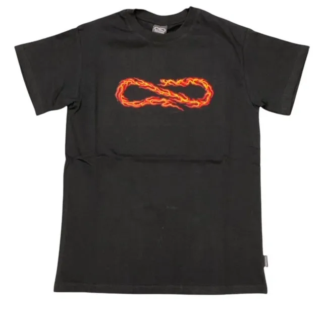 TemperatureControl Fabric Ultra Soft Texture Propaganda T-shirt Flame 155 01 black