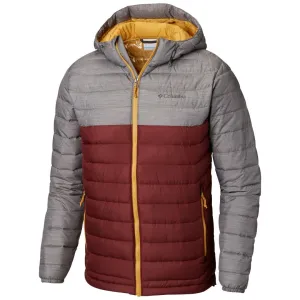 Gore-Tex Suede Columbia Men Red Powder Lite Hooded Jacket