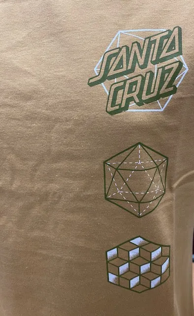 Santa Cruz T-shirt uomo manica corta Japanese Dot sand Premium Material