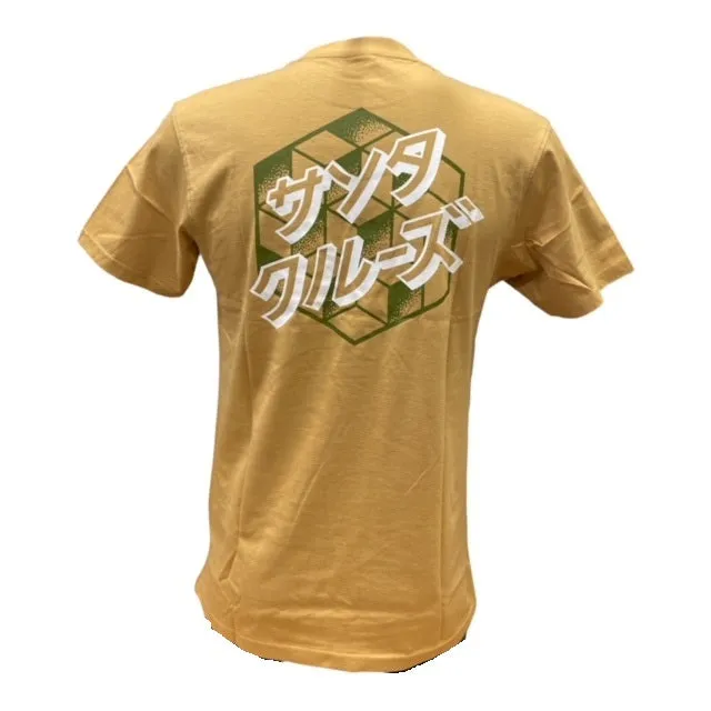 Santa Cruz T-shirt uomo manica corta Japanese Dot sand Comfy Layer Wear Stretchable Armholes