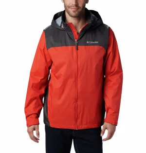 SoftLining Resistant Shell Columbia Men Orange Glennaker Lake Rain Jacket