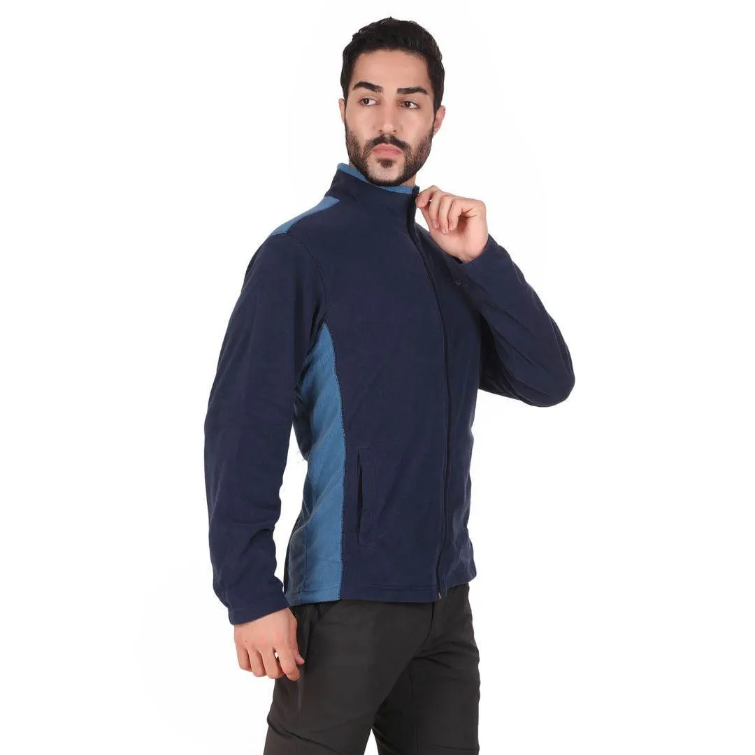 Columbia Men Blue Klamath Range Full Zip (Sun Protection) Work From Home Daily Stroll