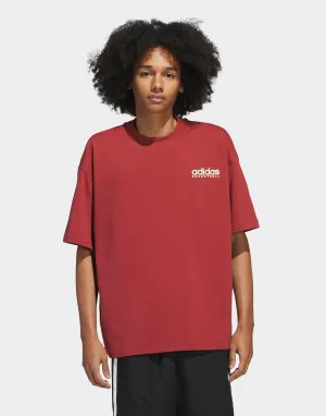 LayeredHemDetails Graphic T-Shirt