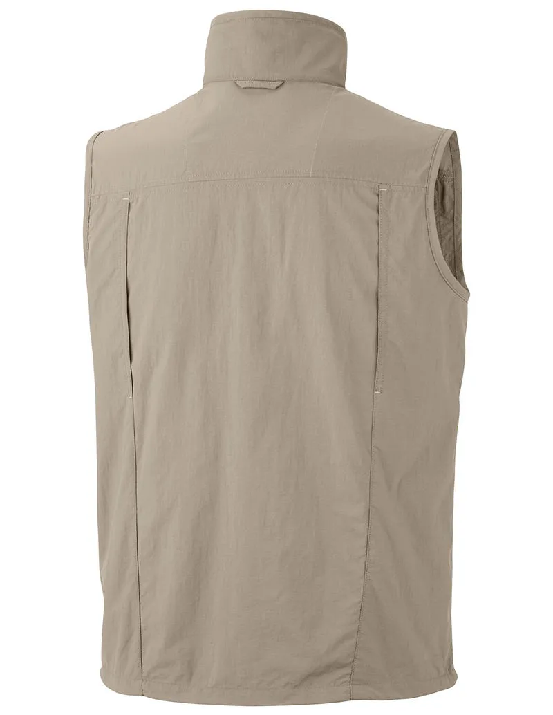 Columbia Men Beige Silver Ridge Vest (Sun Protection) original