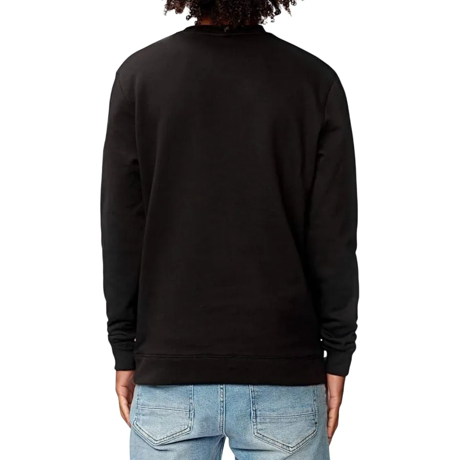 product polka dot playfulness Street Layer Globe felpa girocollo da uomo Mod V Crew GB01933020 nero