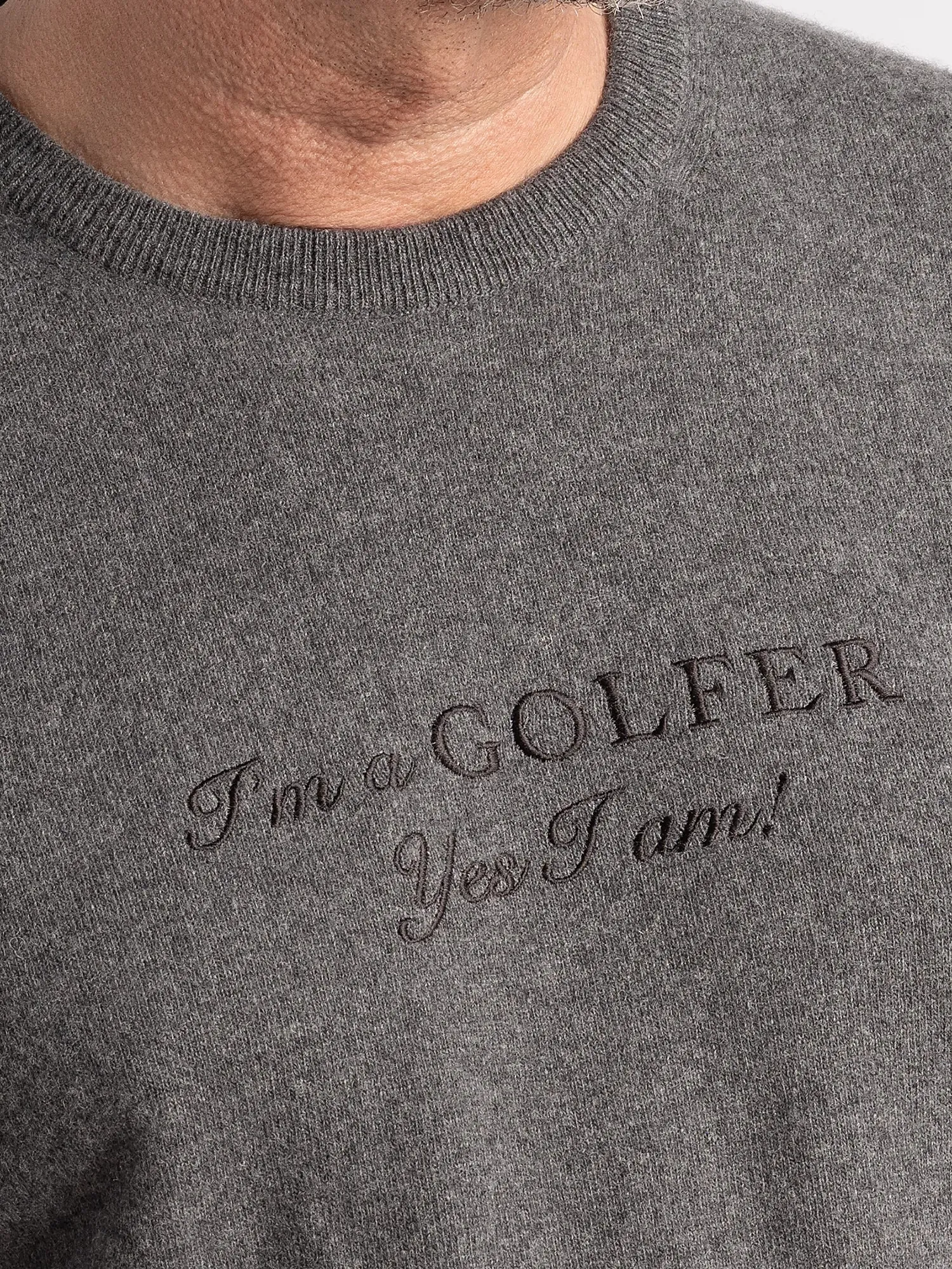 crew neck Home Comfort Greg IGY1 Crew neck Menswear Deep Grey Melange