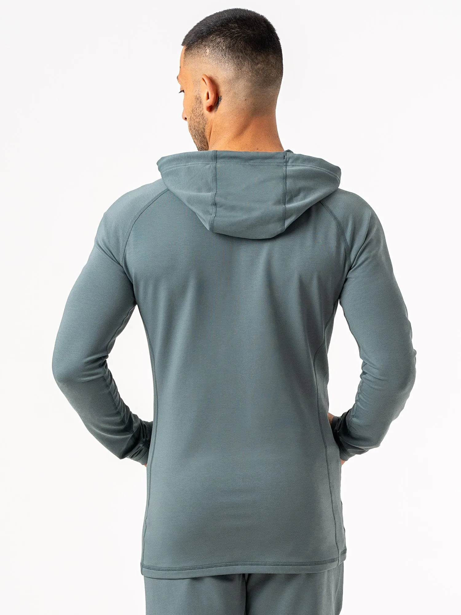 Endurance Zip Up Jacket - Fern Green thermal Relaxed Fashion