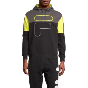 Minimalist Look Fila felpa con cappuccio da uomo Parson Blocked 683449 B498 nero