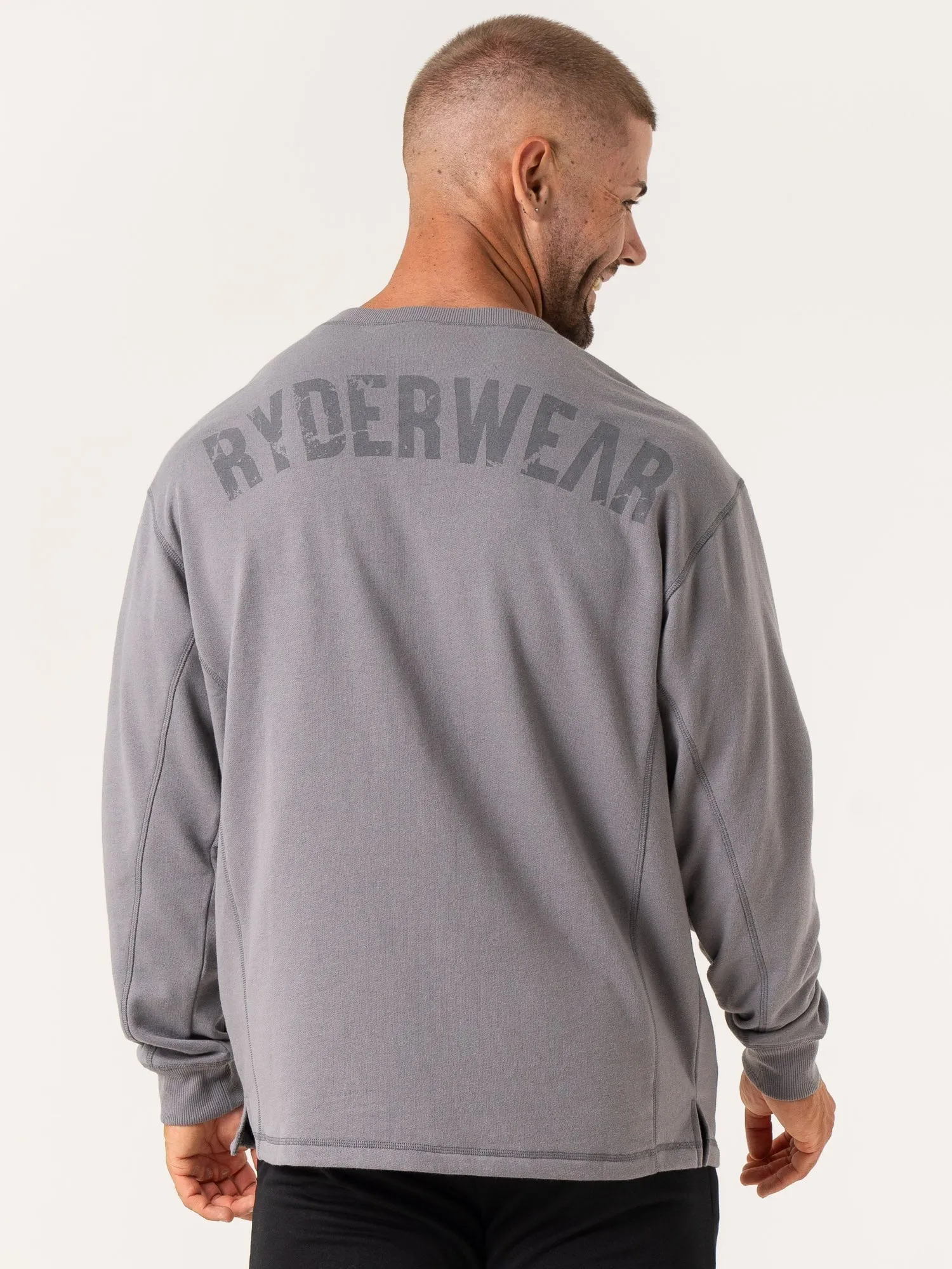 Winter Comfort anniversary wear Force Crew Neck - Charcoal