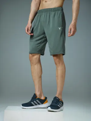 Men Solid Slim Fit Shorts with TECHNO DRY Moisture Wicking Lining Relaxed fit style
