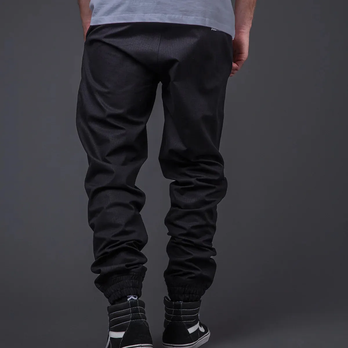 Dolly Noire Pantalone Jogger Ripstop pa901-pf-01 nero Work Ready Lightweight Textured Abrasion Resistant Surface