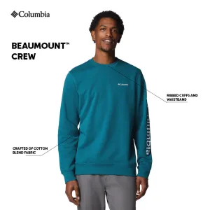 Technical Layer Neckline Gusset Columbia Men Blue Beaumount Crew