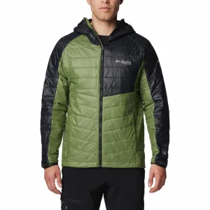 Wind Resistant Design Columbia Men Green Platinum Peak II Hooded Jacket