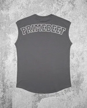 CUTOFF MUSCLE TEE - PRIMEBEEF / STEEL GREY storage purpose