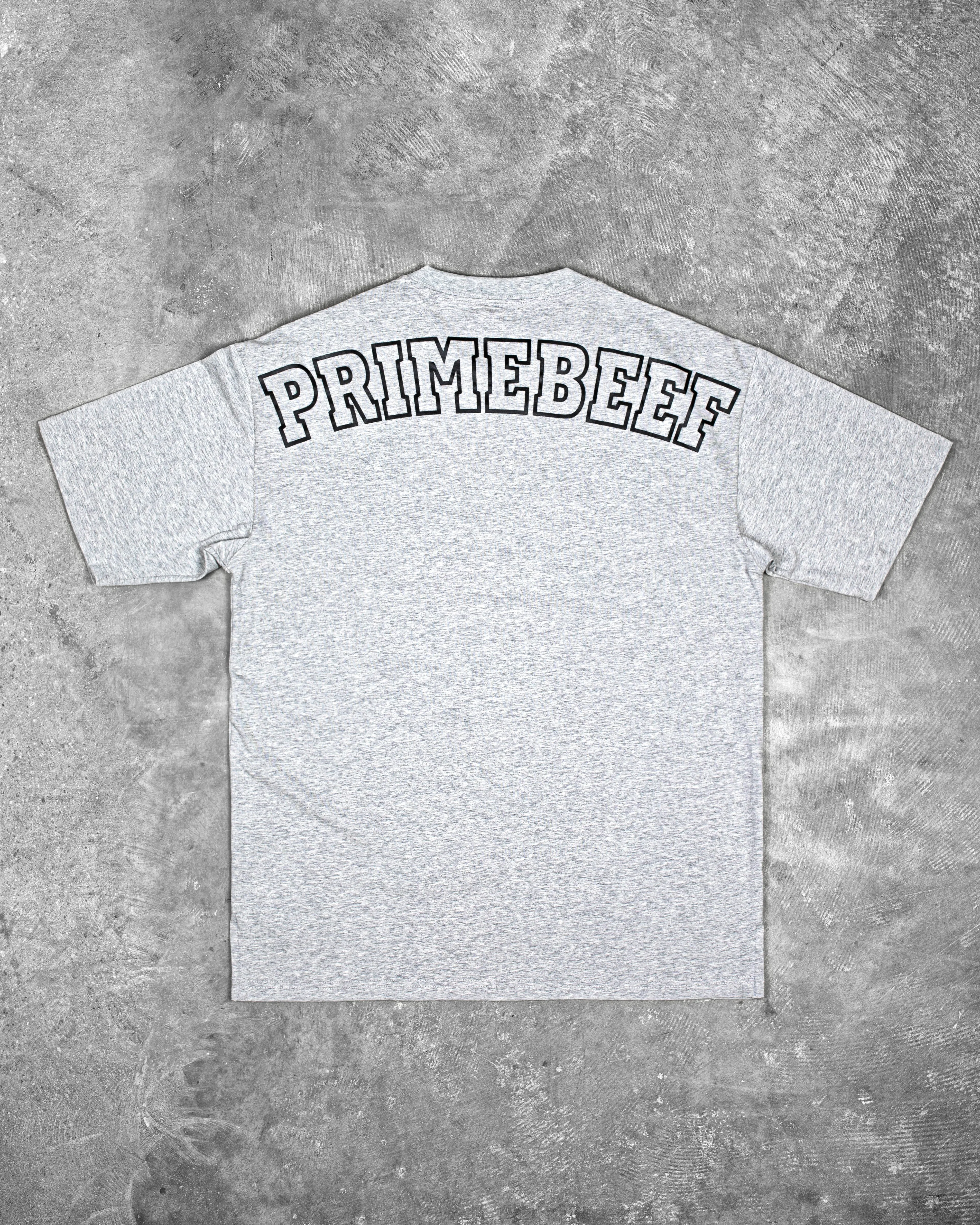 OVERSIZED TRAINING TEE ?C PRIMEBEEF / HEATHER GREY large - scale