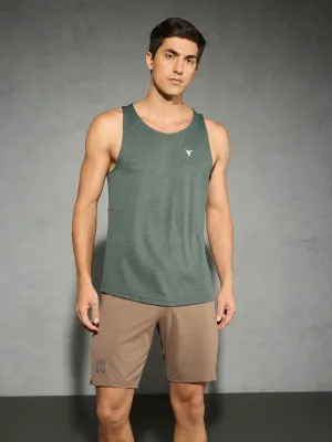 Men Melange Slim Fit Scoop Neck Innerwear Vest with TECHNO COOL  Training Gear