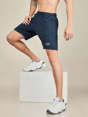 Silicone Gripper Strips Men Solid Slim Fit Shorts with MATPIQ