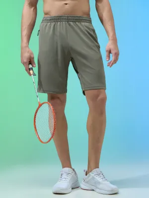 Outdoor Relax Men Solid Slim Fit Shorts with TECHNO DRY