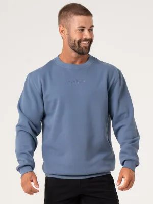 tribal print Pursuit Pullover - Denim Blue