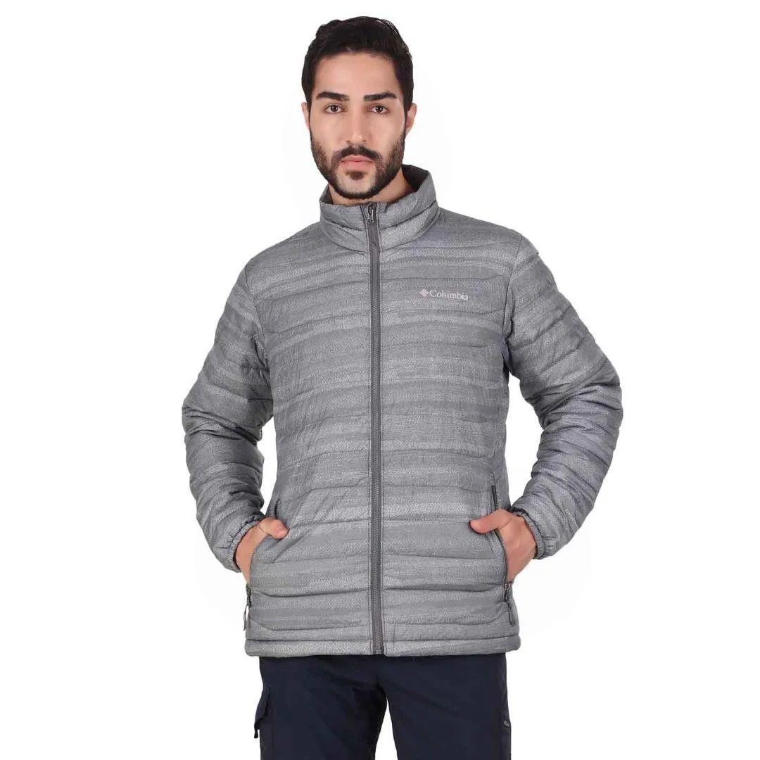 Cosmetics waist length Columbia Men Grey Powder Lite Jacket