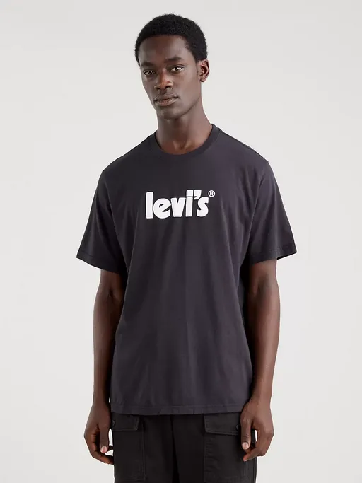 Levi's maglietta da uomo manica corta con vestibilit?? comoda 161430391 nero Soft Lining Wrinkle-Free