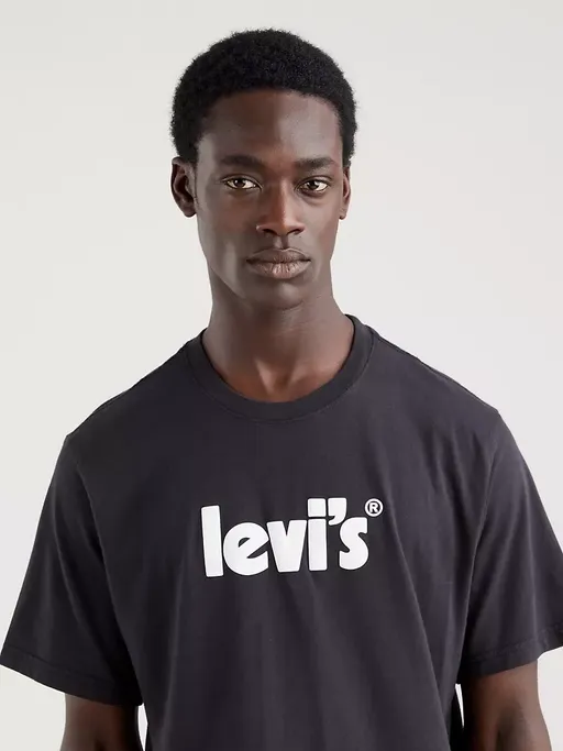yoga clothing Trendy popularity Levi's maglietta da uomo manica corta con vestibilit?? comoda 161430391 nero