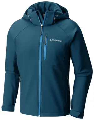 Weather Gear Columbia Men Blue Cascade Ridge II Softshell