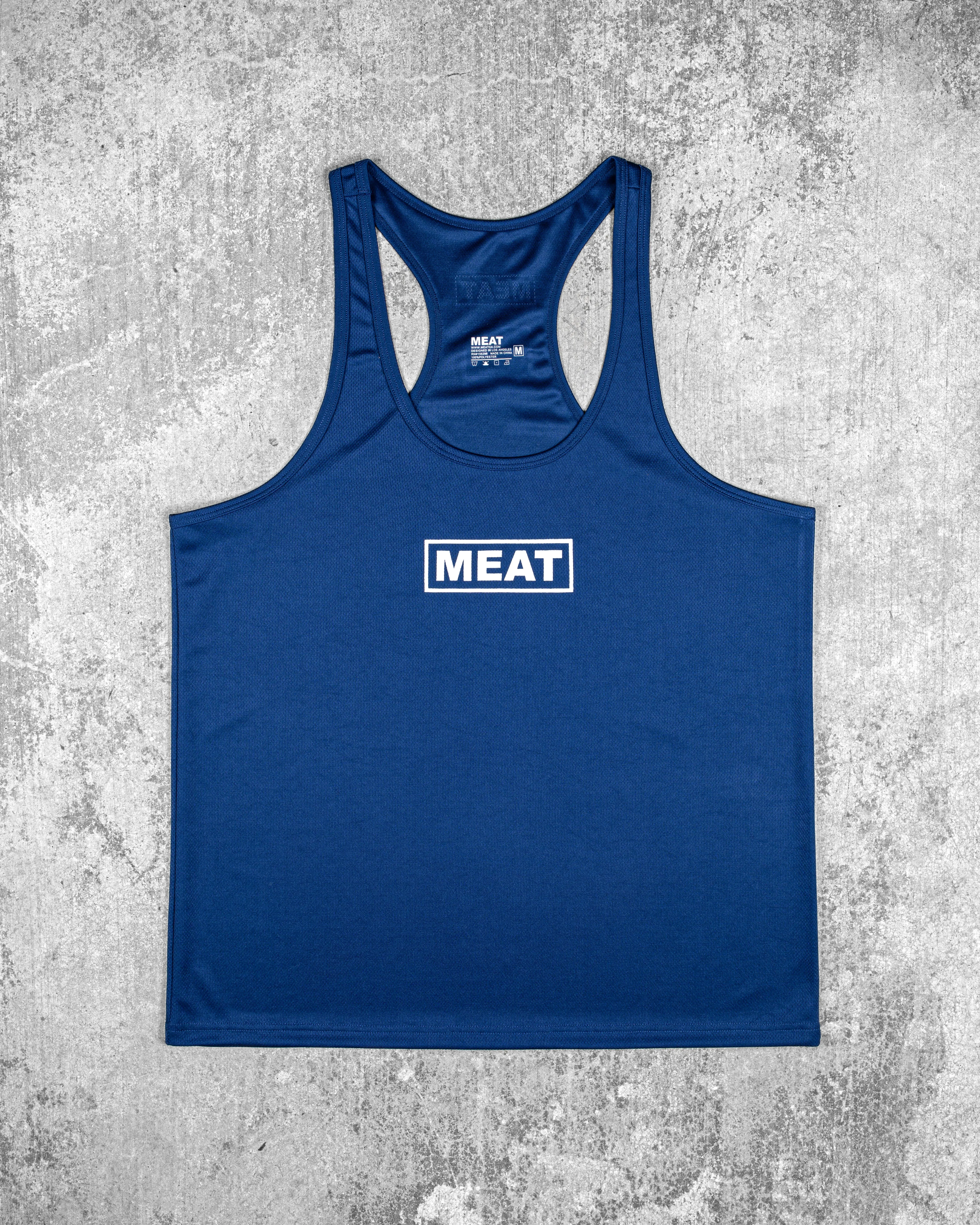 Y Back horizontal placement FLATBOTTOM STRINGER ?C MESH / NAVY BLUE