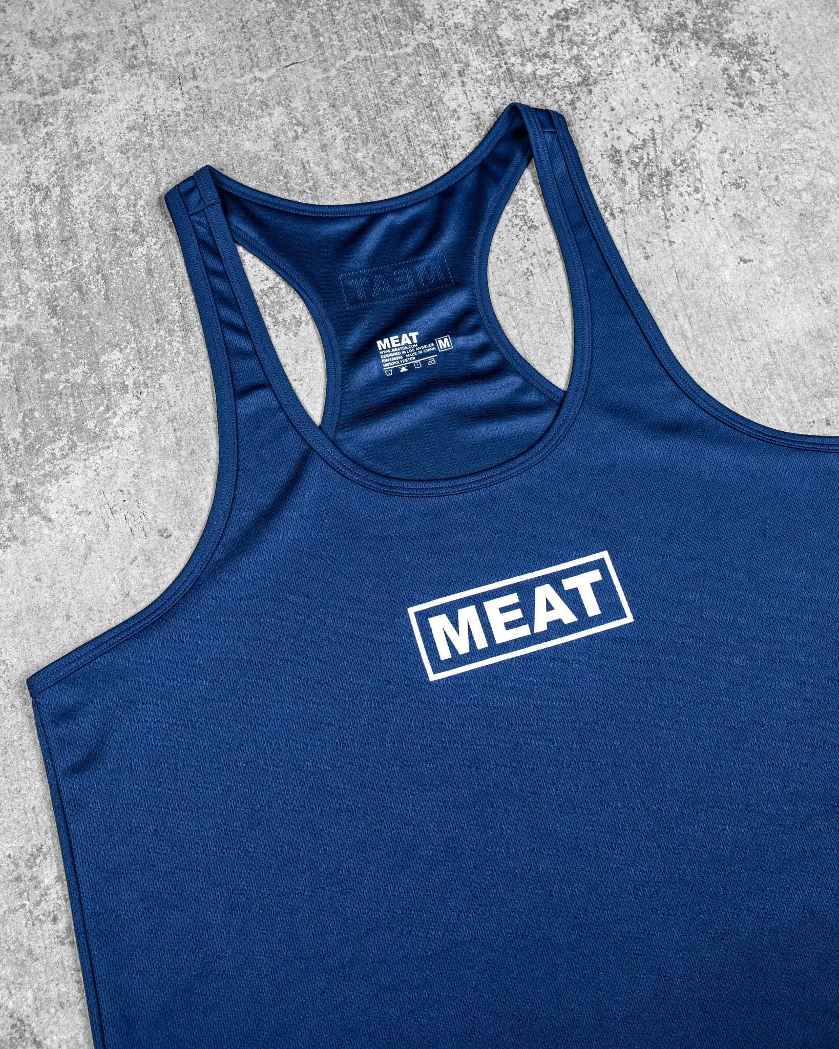 FLATBOTTOM STRINGER ?C MESH / NAVY BLUE Lightweight Construction continuous operation