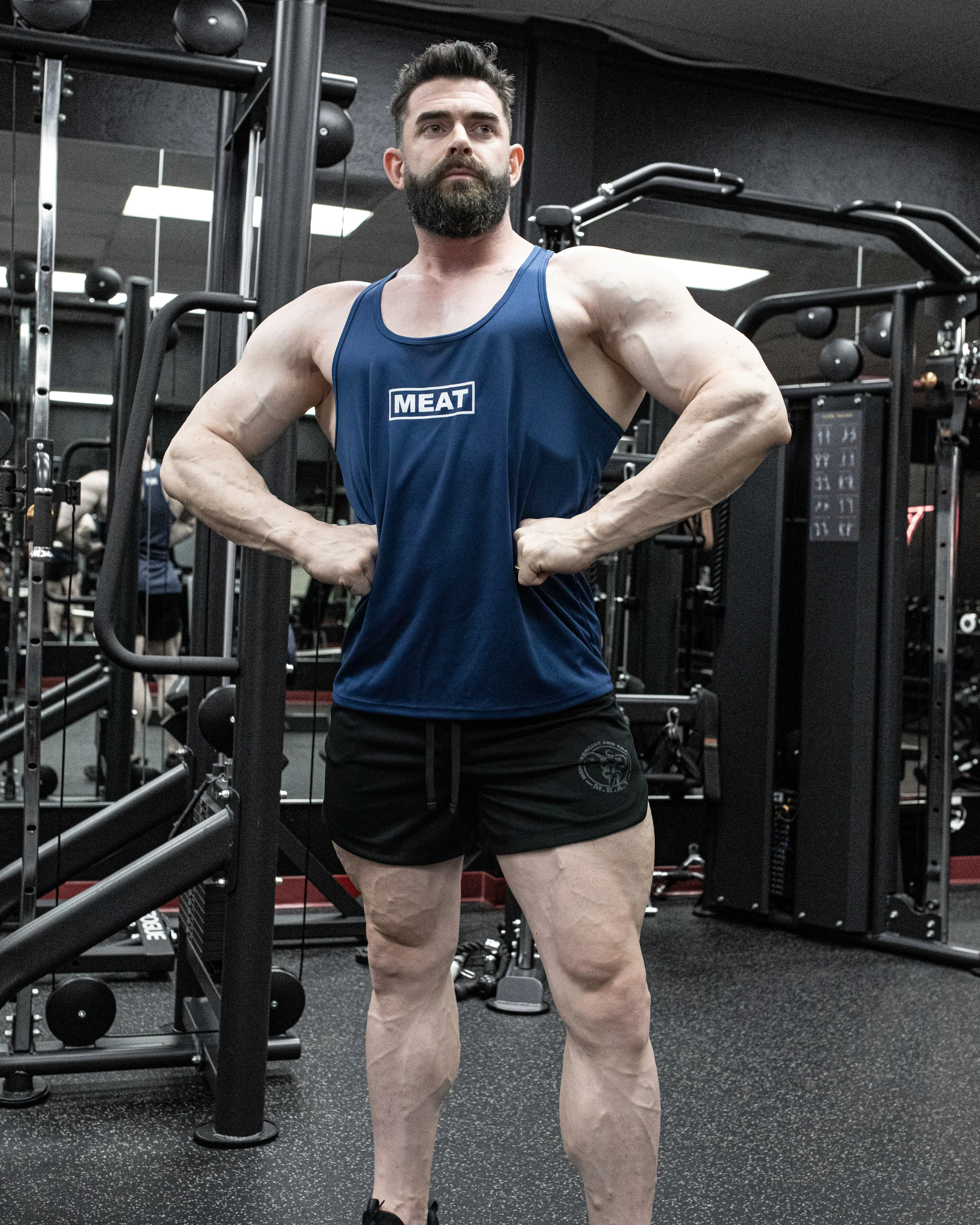 Tactile Grip Adjusters Versatile Styling Options FLATBOTTOM STRINGER ?C MESH / NAVY BLUE