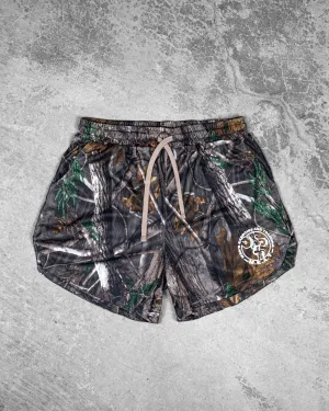 LIFTING SHORTS ?C PRINT / CAMO TIMBER Layered Cuff Design Color Variety